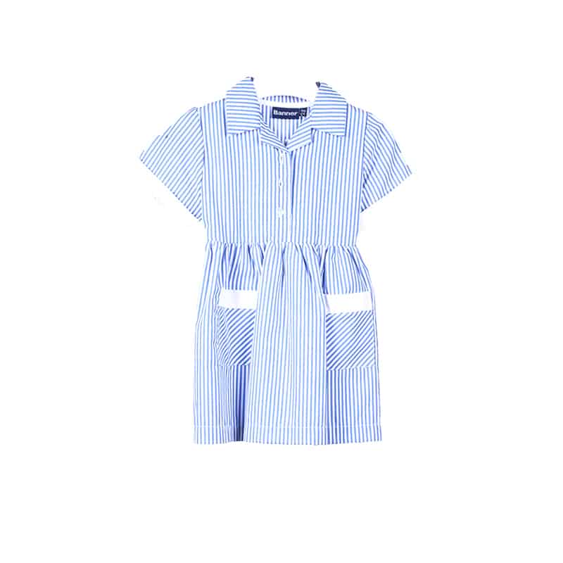 St Peters Blue & White Stripe Summer Dress